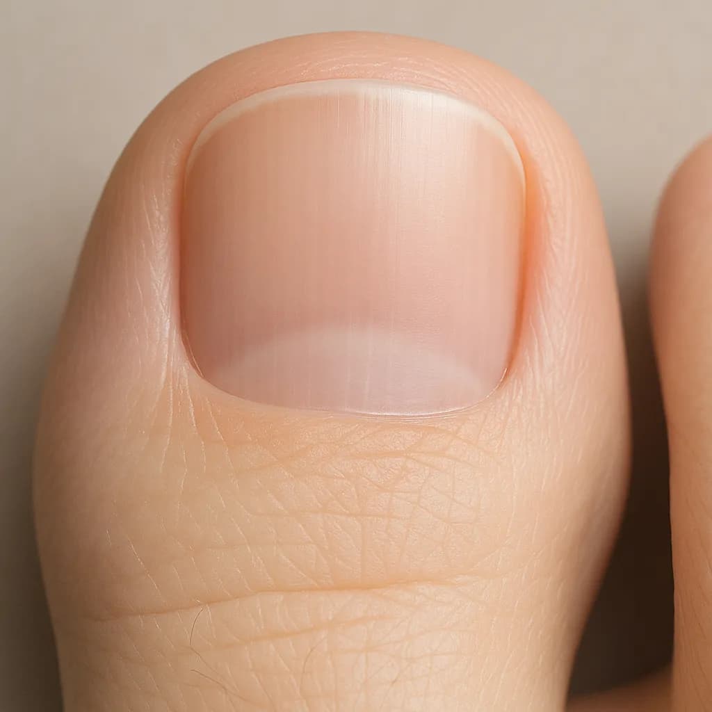 Healthy toenail - after Clarivia treatment